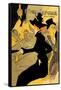 Divan Japonais-Henri de Toulouse-Lautrec-Framed Stretched Canvas