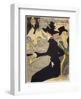 Divan Japonais-Henri de Toulouse-Lautrec-Framed Giclee Print