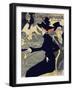 Divan Japonais-Henri de Toulouse-Lautrec-Framed Art Print