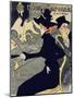 Divan Japonais-Henri de Toulouse-Lautrec-Mounted Art Print