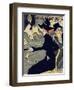 Divan Japonais-Henri de Toulouse-Lautrec-Framed Art Print