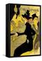 Divan Japonais-Henri de Toulouse-Lautrec-Framed Stretched Canvas