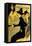 Divan Japonais-Henri de Toulouse-Lautrec-Framed Stretched Canvas