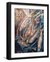Dive, 2019 (Oils)-jocasta shakespeare-Framed Giclee Print