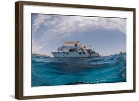 Dive Boats, Low Angle View, Ras Mohammed National Park, Red Sea, Egypt, North Africa, Africa-Mark Doherty-Framed Photographic Print