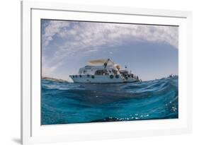 Dive Boats, Low Angle View, Ras Mohammed National Park, Red Sea, Egypt, North Africa, Africa-Mark Doherty-Framed Photographic Print