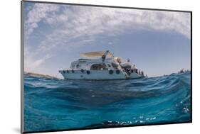 Dive Boats, Low Angle View, Ras Mohammed National Park, Red Sea, Egypt, North Africa, Africa-Mark Doherty-Mounted Photographic Print