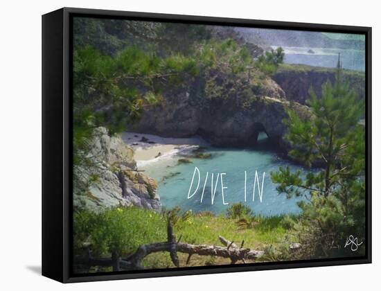 Dive In-Kimberly Glover-Framed Stretched Canvas