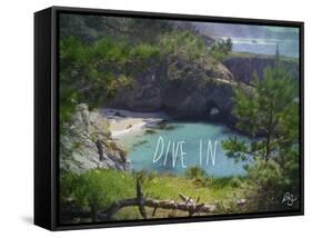 Dive In-Kimberly Glover-Framed Stretched Canvas