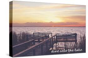 Dive Into The Lake-Bruce Nawrocke-Stretched Canvas