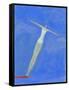 Diver on Springboard-Marie Bertrand-Framed Stretched Canvas