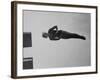 Diver Pat McCormick in Mid Dive at 1952 Olympics-Ralph Crane-Framed Premium Photographic Print