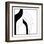 Divergence II-Chariklia Zarris-Framed Art Print