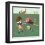 Divers Snorkeling in the Sea Thailand-Sajja-Framed Art Print