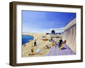 Divers under the Sea Wall, 2008-Liz Wright-Framed Giclee Print