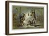 Divers Working by Electric Light-null-Framed Giclee Print