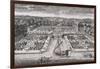 Diverses vues de Chantilly : vue et perspective du canal, des jardins et du château-Adam Perelle-Framed Giclee Print
