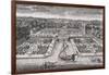 Diverses vues de Chantilly : vue et perspective du canal, des jardins et du château-Adam Perelle-Framed Giclee Print