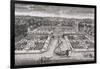 Diverses vues de Chantilly : vue et perspective du canal, des jardins et du château-Adam Perelle-Framed Giclee Print