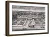 Diverses vues de Chantilly : vue et perspective du canal, des jardins et du château-Adam Perelle-Framed Giclee Print