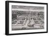 Diverses vues de Chantilly : vue et perspective du canal, des jardins et du château-Adam Perelle-Framed Giclee Print