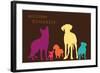 Diversity - Darker Version-Dog is Good-Framed Art Print