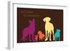 Diversity - Darker Version-Dog is Good-Framed Premium Giclee Print