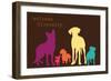 Diversity - Darker Version-Dog is Good-Framed Art Print