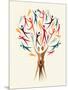 Diversity People Tree-cienpies-Mounted Art Print