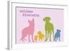 Diversity - Rainbow Version-Dog is Good-Framed Art Print