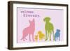 Diversity - Rainbow Version-Dog is Good-Framed Premium Giclee Print