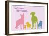 Diversity - Rainbow Version-Dog is Good-Framed Art Print