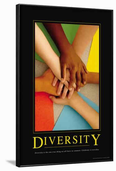 Diversity-null-Framed Poster