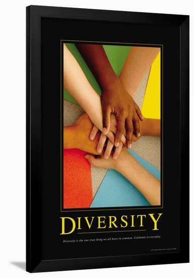 Diversity-null-Framed Poster