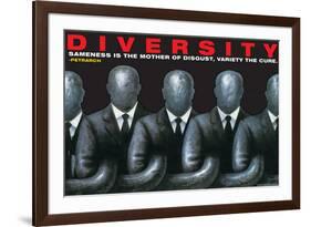 Diversity-null-Framed Art Print