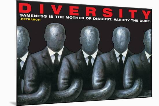Diversity-null-Mounted Art Print
