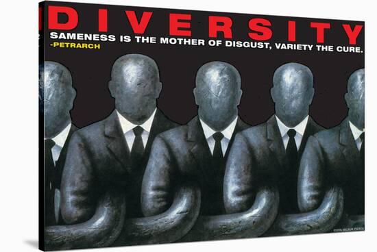 Diversity-null-Stretched Canvas