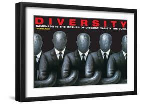 Diversity-null-Framed Art Print