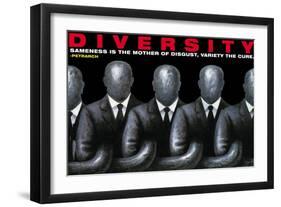 Diversity-null-Framed Art Print