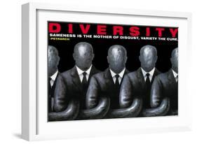 Diversity-null-Framed Art Print