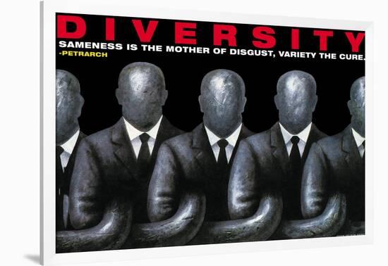 Diversity-null-Framed Art Print