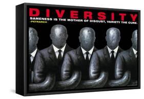 Diversity-null-Framed Stretched Canvas