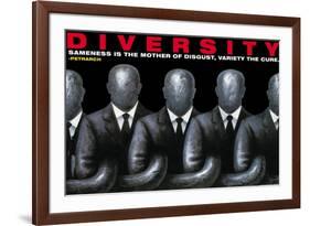 Diversity-null-Framed Art Print