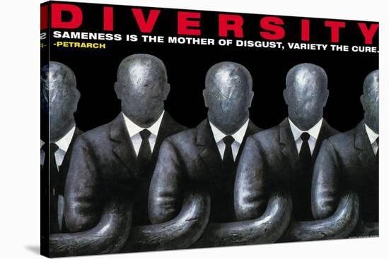 Diversity-null-Stretched Canvas