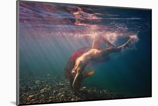 Dives in Beams-Dmitry Laudin-Mounted Photographic Print