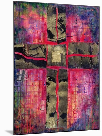 Divided Cross, 2000-Laila Shawa-Mounted Giclee Print