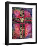 Divided Cross, 2000-Laila Shawa-Framed Giclee Print