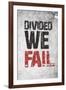 Divided We Fail-Kindred Sol Collective-Framed Art Print