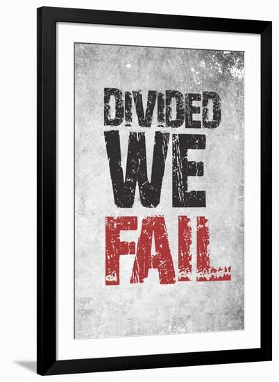 Divided We Fail-Kindred Sol Collective-Framed Art Print