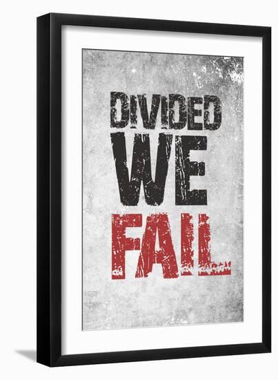 Divided We Fail-Kindred Sol Collective-Framed Art Print